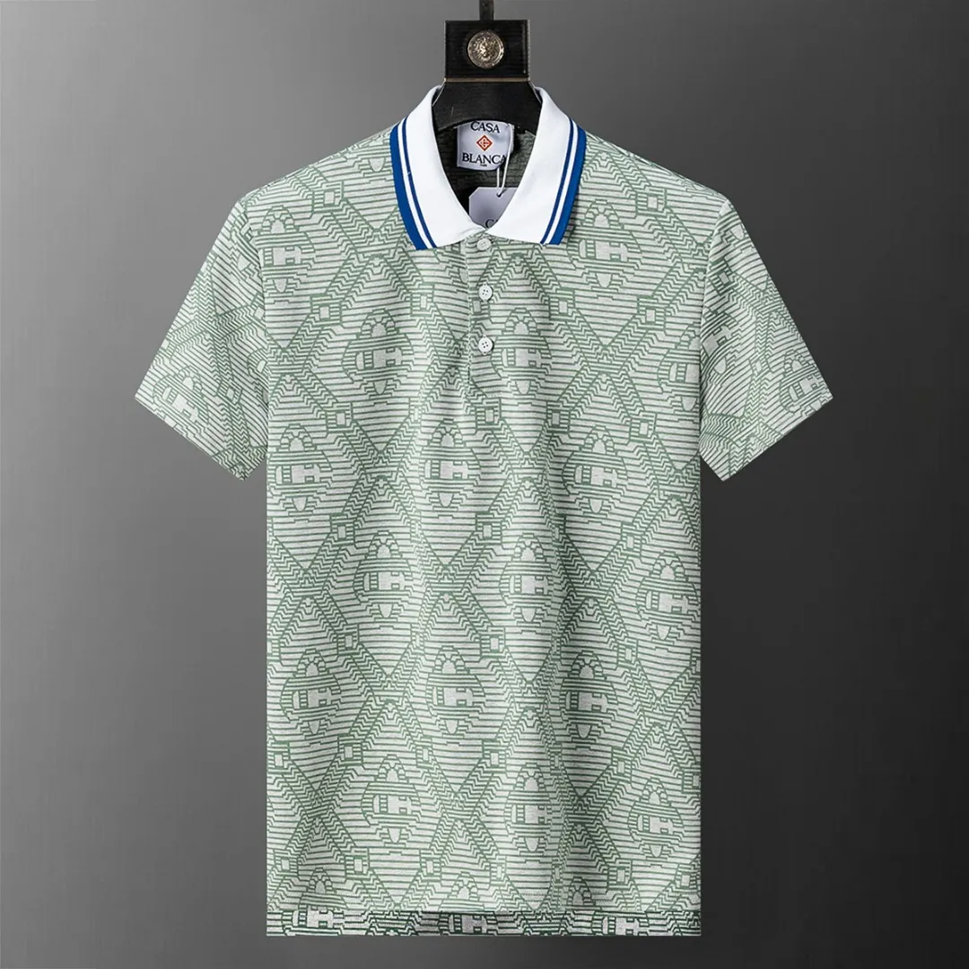 6653# 2026 spring and summer New Arrival men's lapel short-sleeved shorts suit, knitted jacquard fabric, fashionable and handsome style, comfortable fabric, rigorous workmanship, and neat wiring. Good upper body effect·Sizes M-3XL Light Green